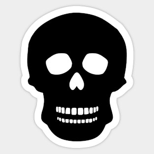 Black Skull Sticker